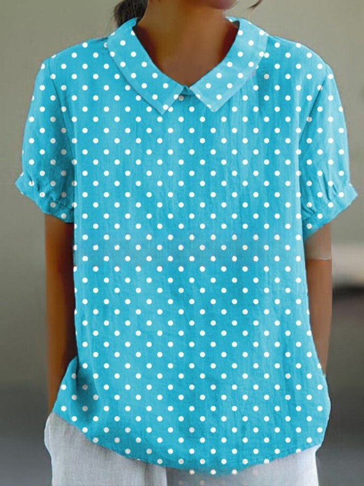 Vintage Floral Blouse for Women