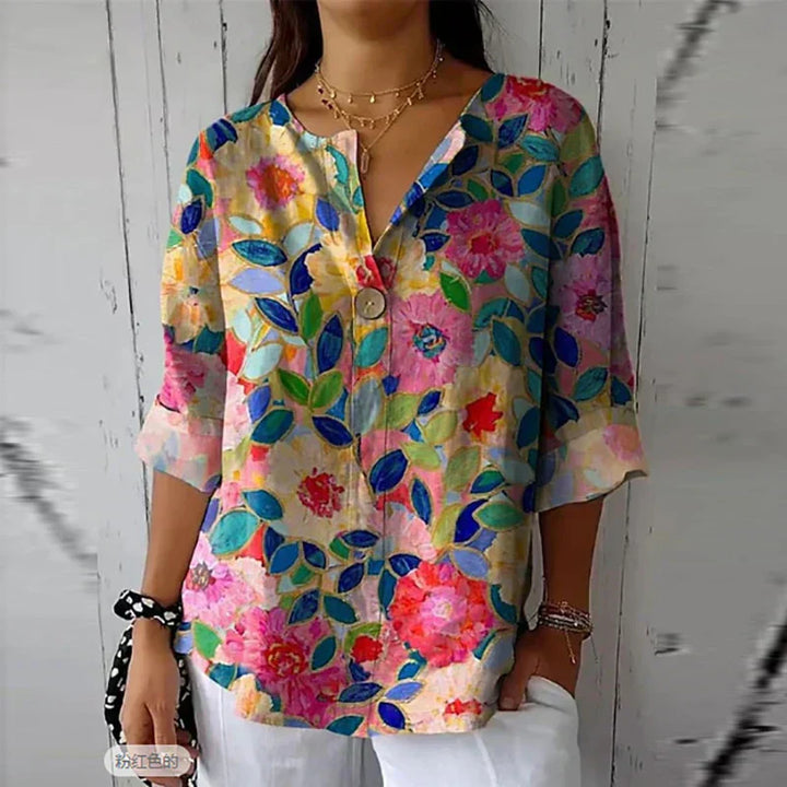 Spring Floral Blouse for Women