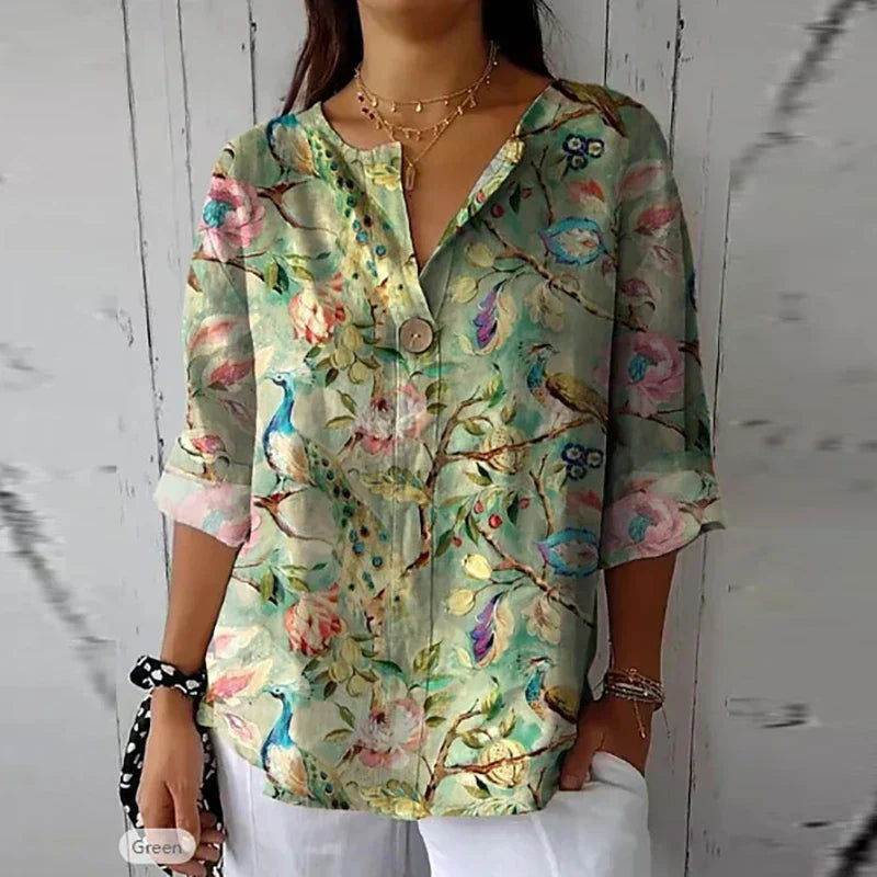 Floral Blouse for Spring Fashion